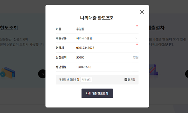 대출조회 서비스
